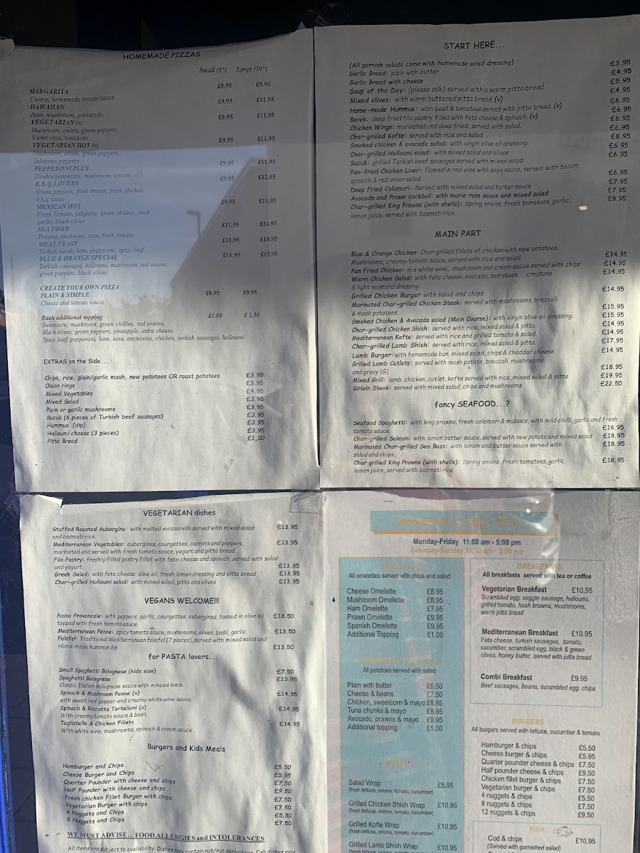 Blue & Orange Menu - Image 6